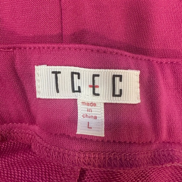 TCEC Romper Size Large Fuchsia Pull On Adjustable Toggle Spaghetti Straps - Picture 9 of 13